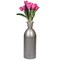Uniquewise Modern Decorative Iron Hammered Tabletop Centerpiece Flower Vase, Gunmetal Grey 13.5 Inch QI004129.S - alternate 1